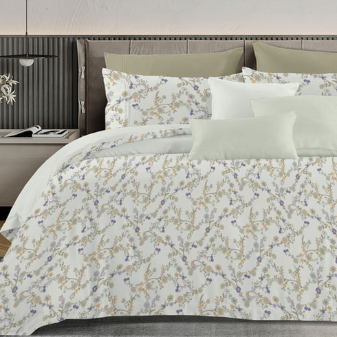 Florida's Ameralia 100% Pure Cotton King Size Bed Sheet Set with Pillow Covers