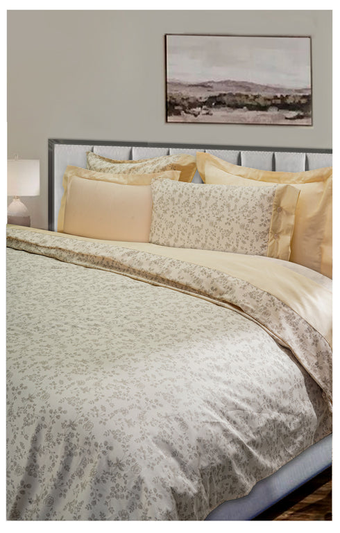 Smooth Art King Size 100% Cotton Bedsheet Set with 4 Pillow Covers by Florida