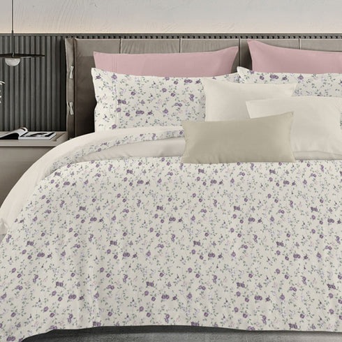 Florida's Ameralia 100% Pure Cotton King Size Bed Sheet Set with Pillow Covers