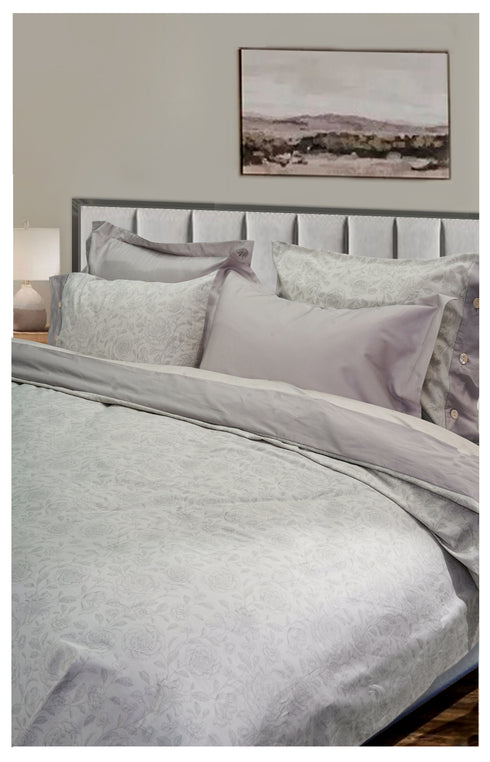 Smooth Art King Size 100% Cotton Bedsheet Set with 4 Pillow Covers by Florida