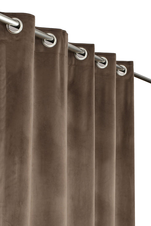 Hamilton Curtain by Florida - Curtains for Living Room Bedroom Balcony Made with Plain Holand Velvet and Solid Colors