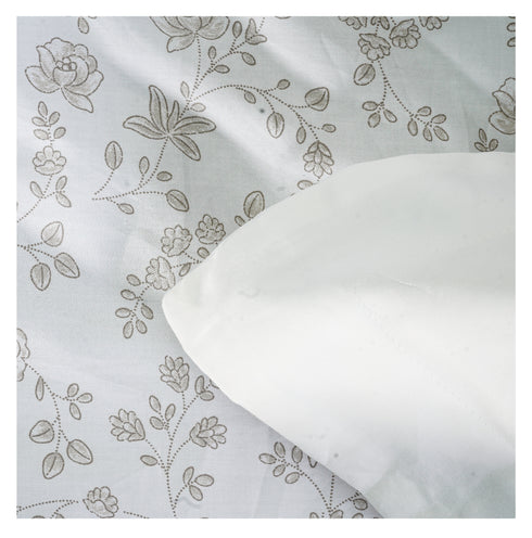 Smooth Art King Size 100% Cotton Bedsheet Set with 4 Pillow Covers by Florida