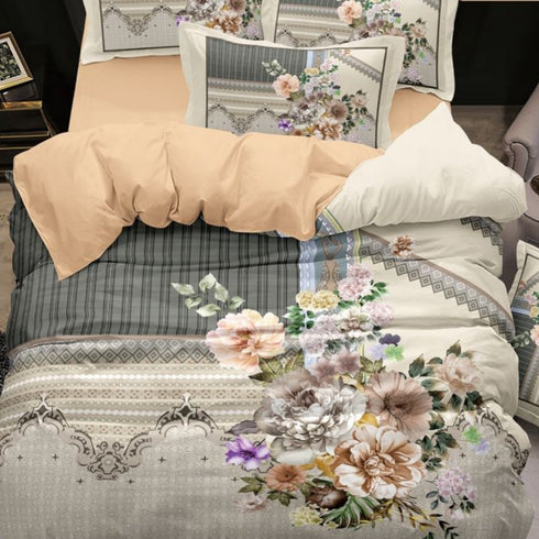 Roman Collection King Size Bed Sheet Set with Pillow Covers for Double Bed by Florida