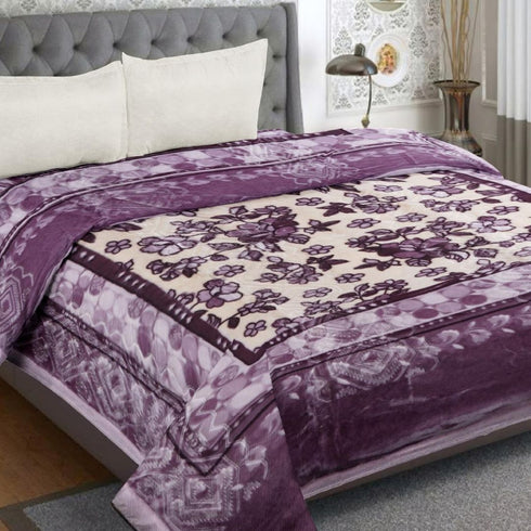 Yen 2 Ply Mink Single Bed Blanket for Heavy Winter