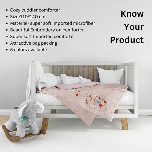 Cozy Cuddler Ultra-Soft Imported Baby Comforter for Kids