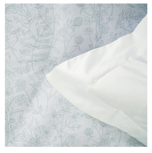 Smooth Art King Size 100% Cotton Bedsheet Set with 4 Pillow Covers by Florida