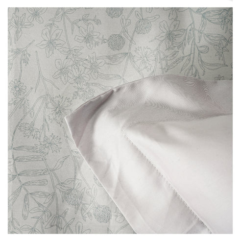 Smooth Art King Size 100% Cotton Bedsheet Set with 4 Pillow Covers by Florida