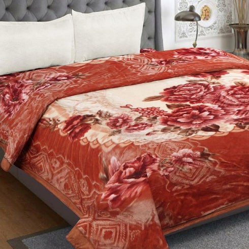 Yen 2 Ply Mink Single Bed Blanket for Heavy Winter