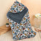 Florida All Season Hooded Baby Blanket Swaddler Wrapper Flannel Soft and Comfortable for New Born Baby Girls and Boys - Grey