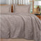 Streaks 100% Cotton 400 TC King Size Bedsheet Set with 2 Pillow Cover by Florida