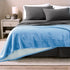 Florida Sherpa Flannel Blanket For All Season Warm and Super Soft For Double Bed 300 GSM - Blue