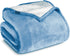 Florida Sherpa Flannel Blanket For All Season Warm and Super Soft For Double Bed 300 GSM - Blue