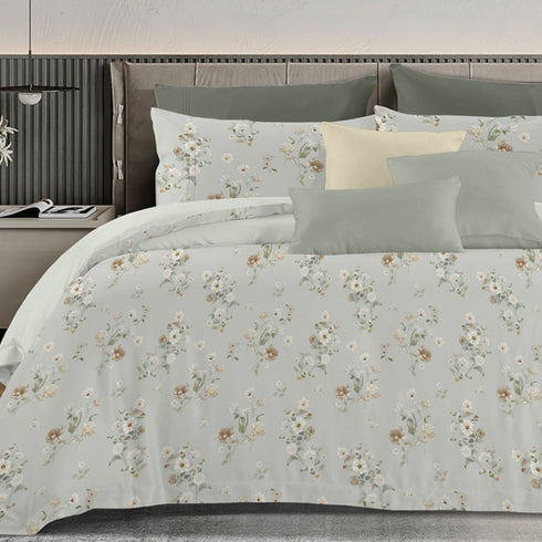 Florida's Ameralia 100% Pure Cotton King Size Bed Sheet Set with Pillow Covers