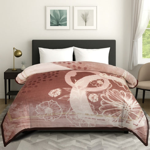 Ashley by Florida Super Soft Double Bed Mink Blanket for Winter