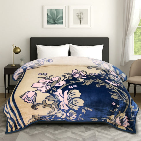 Ashley by Florida Super Soft Double Bed Mink Blanket for Winter