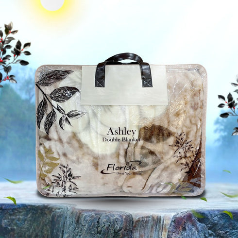 Ashley by Florida Super Soft Double Bed Mink Blanket for Winter