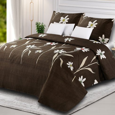 Adorn King Size Bed Sheet Set with 2 Pillow Covers by Florida
