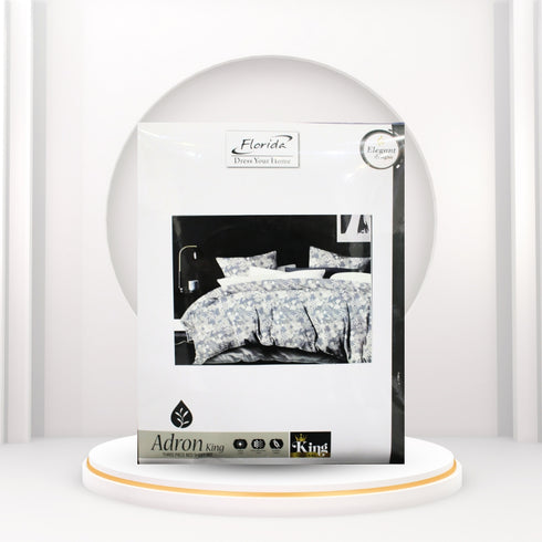 Adorn King Size Bed Sheet Set with 2 Pillow Covers by Florida