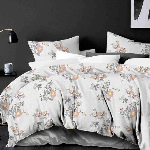 Adorn King Size Bed Sheet Set with 2 Pillow Covers by Florida