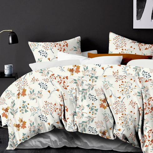 Adorn King Size Bed Sheet Set with 2 Pillow Covers by Florida