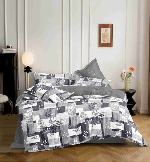 Florida Alaska Double Bed Imported bedsheet Set with Pillow Covers