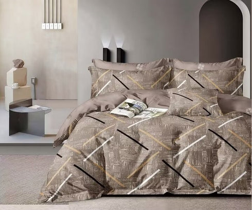 Florida Alaska Double Bed Imported bedsheet Set with Pillow Covers