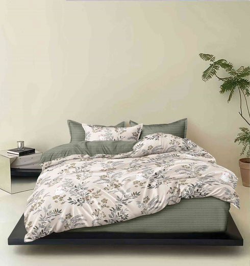 Florida Alaska Double Bed Imported bedsheet Set with Pillow Covers