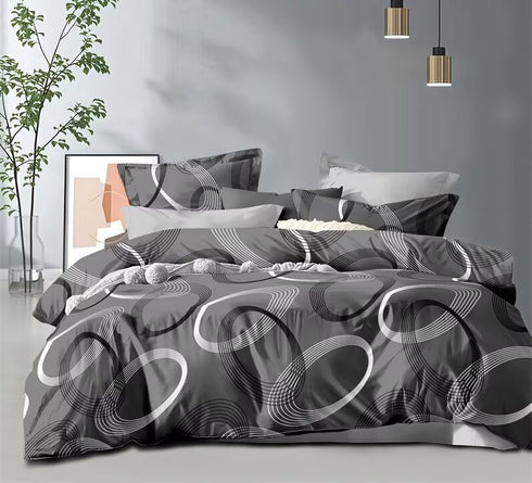 Florida Alaska Double Bed Imported bedsheet Set with Pillow Covers