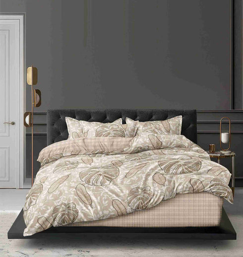 Florida Alaska Double Bed Imported bedsheet Set with Pillow Covers