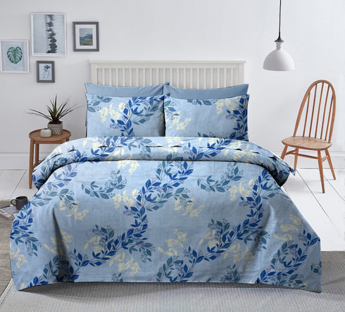 Aroma Super Cotton Bedsheet Set with Pillow Covers by Florida