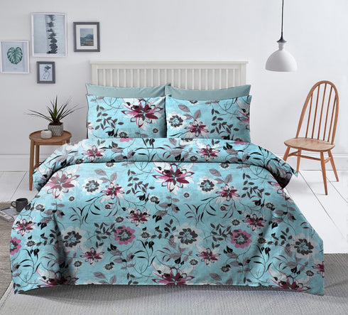 Aroma Super Cotton Bedsheet Set with Pillow Covers by Florida