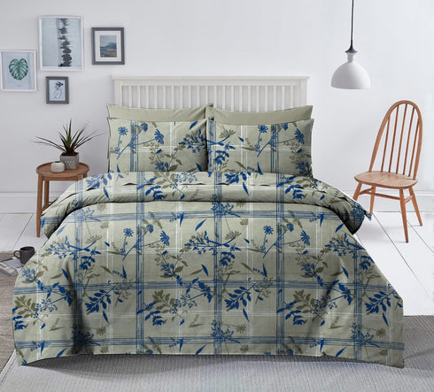 Aroma Super Cotton Bedsheet Set with Pillow Covers by Florida