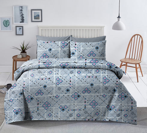 Aroma Super Cotton Bedsheet Set with Pillow Covers by Florida