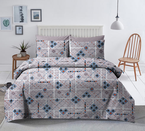 Aroma Super Cotton Bedsheet Set with Pillow Covers by Florida