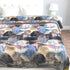 Athens Two Ply Digital Printed Cloudy Mink Single Bed Blanket for Heavy Winter