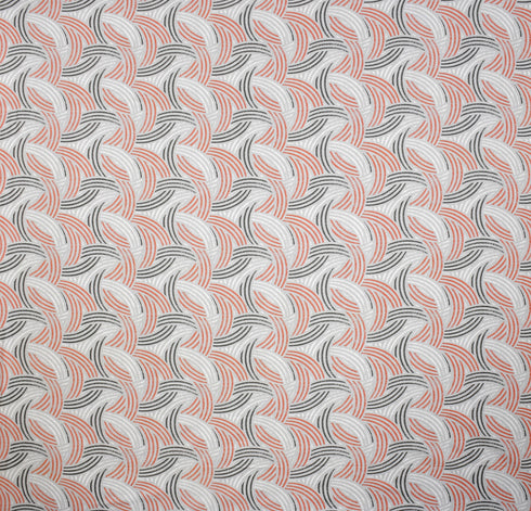 Florida Double Bed King Size Cotton Bedsheet with 2 Pillow Cover - Grey Round