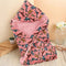 Florida All Season Hooded Baby Blanket Swaddler Wrapper Flannel Soft and Comfortable for New Born Baby Girls and Boys - Warm Rose
