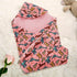 Florida All Season Hooded Baby Blanket Swaddler Wrapper Flannel Soft and Comfortable for New Born Baby Girls and Boys - Warm Rose