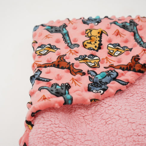 Florida All Season Hooded Baby Blanket Swaddler Wrapper Flannel Soft and Comfortable for New Born Baby Girls and Boys - Warm Rose