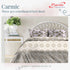 Carmic King Size 100% Cotton Bedsheet with Pillow Covers by Florida