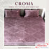 Croma King Size Embossed Fitted Bedsheet Set