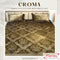 Croma King Size Embossed Fitted Bedsheet Set