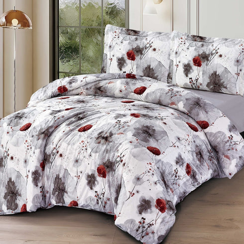 Cinderella Double Bed Warm Bedsheet for Winter with Pillow Covers by Florida
