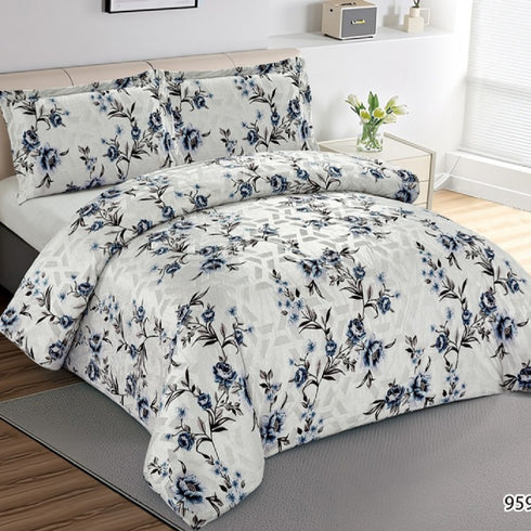 Cinderella King Size Warm Bedsheet for Winter with Pillow Covers by Florida