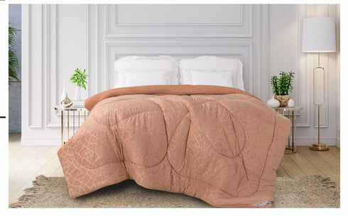 DulceVida Derby (Quilt/Rajai) Comforter Set with 1 Double Quilt, 1 Winter Bedsheet, 2 Cushions with Fillers and 2 Pillow Covers for Double Bed for Heavy Winter