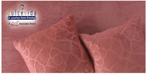 DulceVida Derby (Quilt/Rajai) Comforter Set with 1 Double Quilt, 1 Winter Bedsheet, 2 Cushions with Fillers and 2 Pillow Covers for Double Bed for Heavy Winter