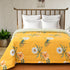 Rose 180 GSM Reversible AC Comforter for Double Bed by Florida (Mustard)