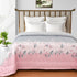 Rose 180 GSM Reversible AC Comforter for Double Bed by Florida (Pink Grey)