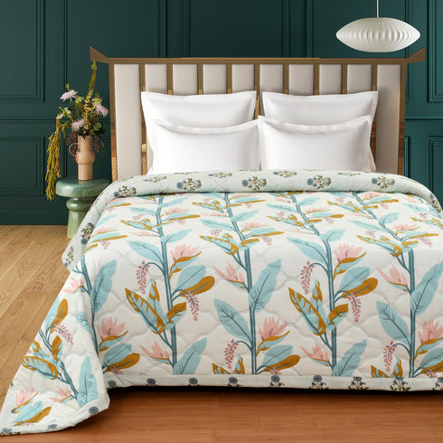 Maria by Florida Microfibre All Season 200 GSM Reversible Double Bed Comforter