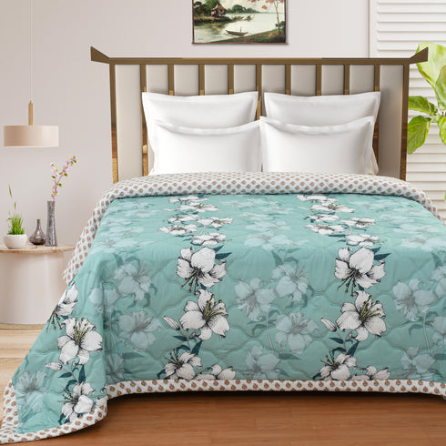 Maria by Florida Microfibre All Season 200 GSM Reversible Double Bed Comforter